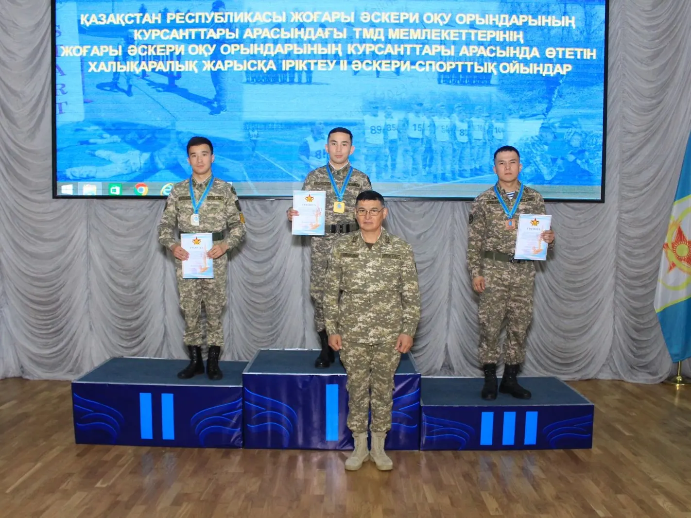 You are currently viewing В Алматы завершился отбор среди курсантов  военно-учебных заведений